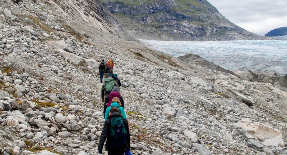 Jostedalsbreen optionele hike gletsjer